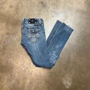 Y2K Miss Me Women’s Distressed Denim
